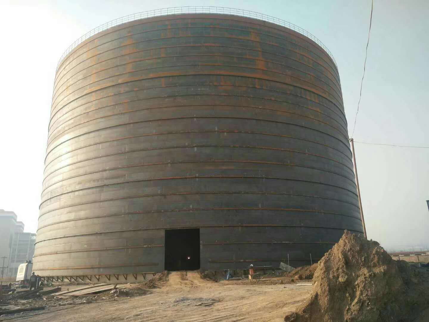 横山承建大型钢板库的好处及原理