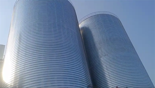 横山2座混凝土高架卷板仓