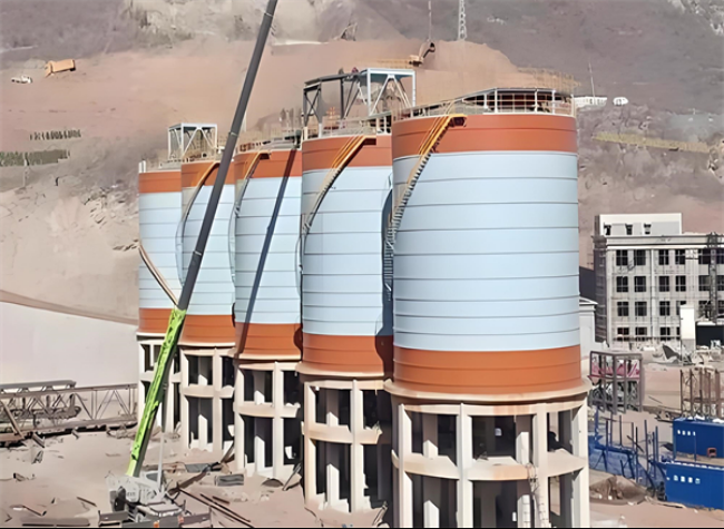 横山高架钢板仓